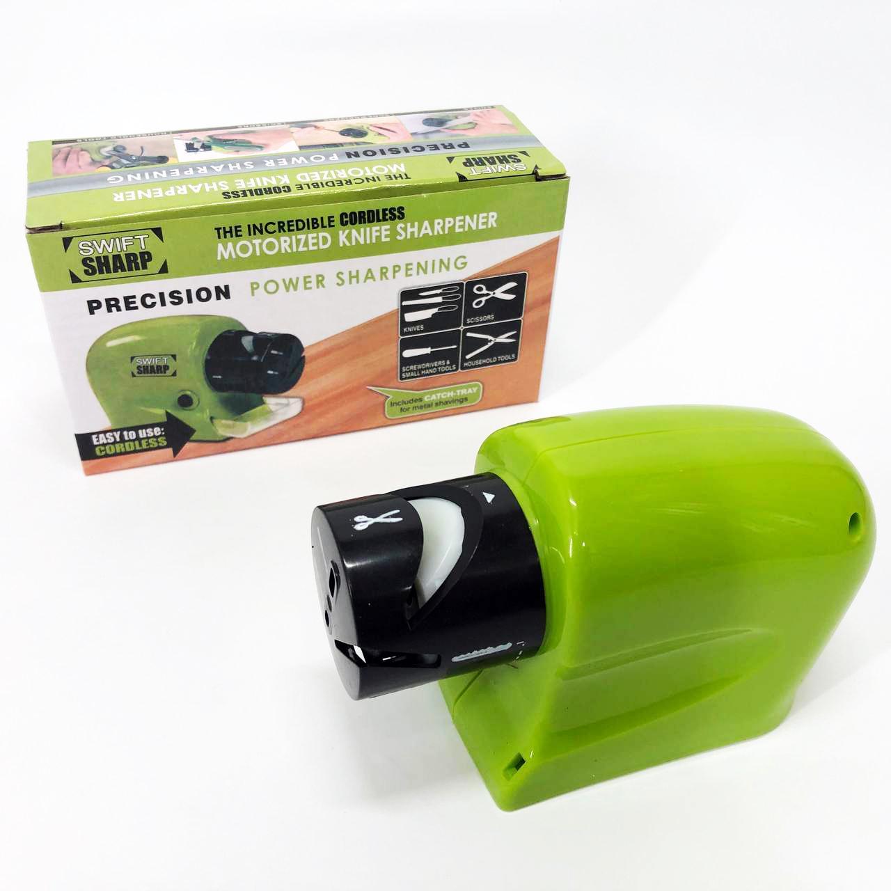 Багатофункціональна бездротова стругачка Swift Sharp DY-521 для ножів, ножиць та викруток на батарейках - Зображення 15