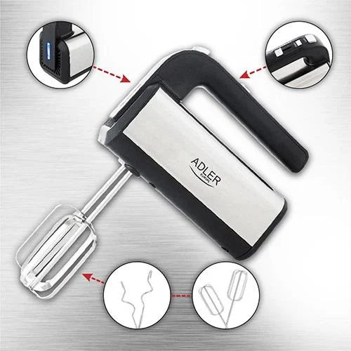 Миксер Adler AD 4225 з потужністю 800 Вт та високою функціональністю - Зображення 9