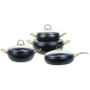 Набір кухонного посуду Edenberg EB-12948 8 предметів з мармуровим антипригарним покриттям