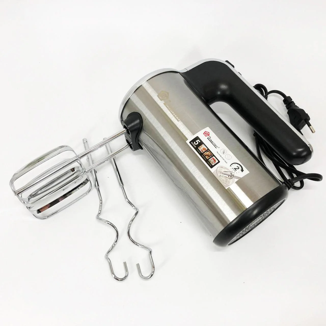 Миксер кухонний DOMOTEC R 6693 650W з 5 швидкостями для комфортного приготування їжі - Зображення 16