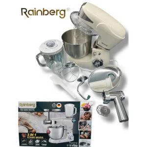 Універсальний кухонний комбайн Rainberg RB-8088 6л з м'ясорубкою та блендером 3600Вт