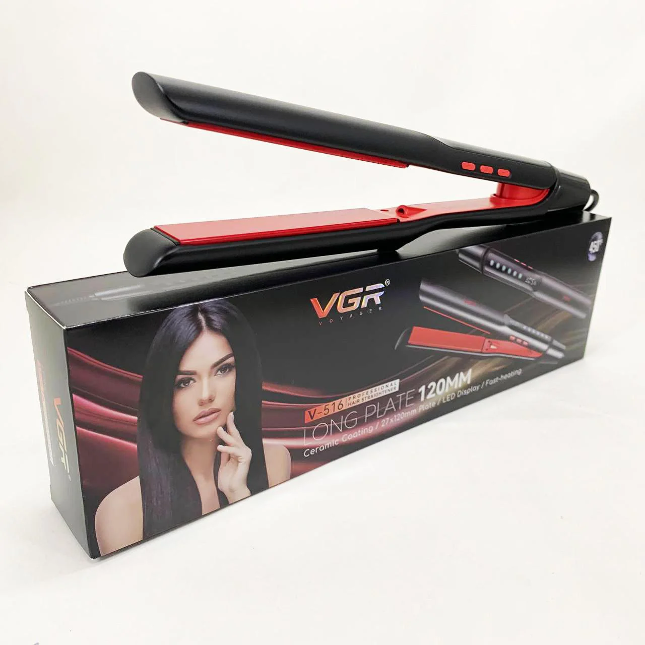 Плойка VGR V-516 з регульованою температурою до 230°C - Зображення 5