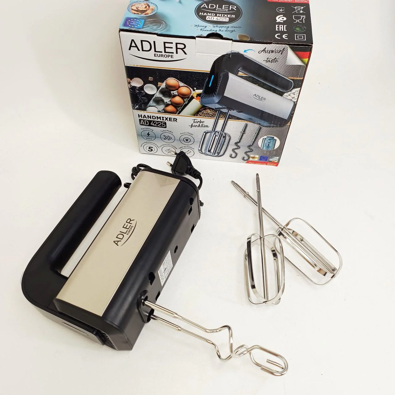 Миксер Adler AD 4225 з потужністю 800 Вт та високою функціональністю - Зображення 5