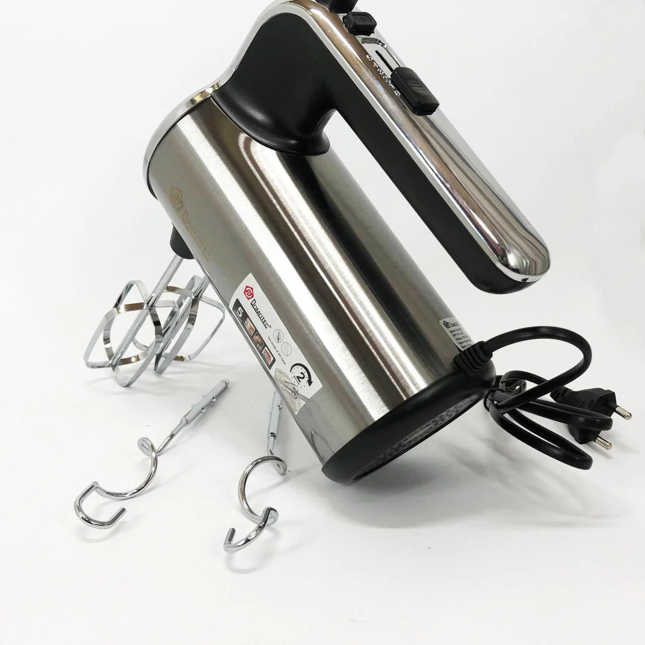 Миксер кухонний DOMOTEC R 6693 650W з 5 швидкостями для комфортного приготування їжі - Зображення 13