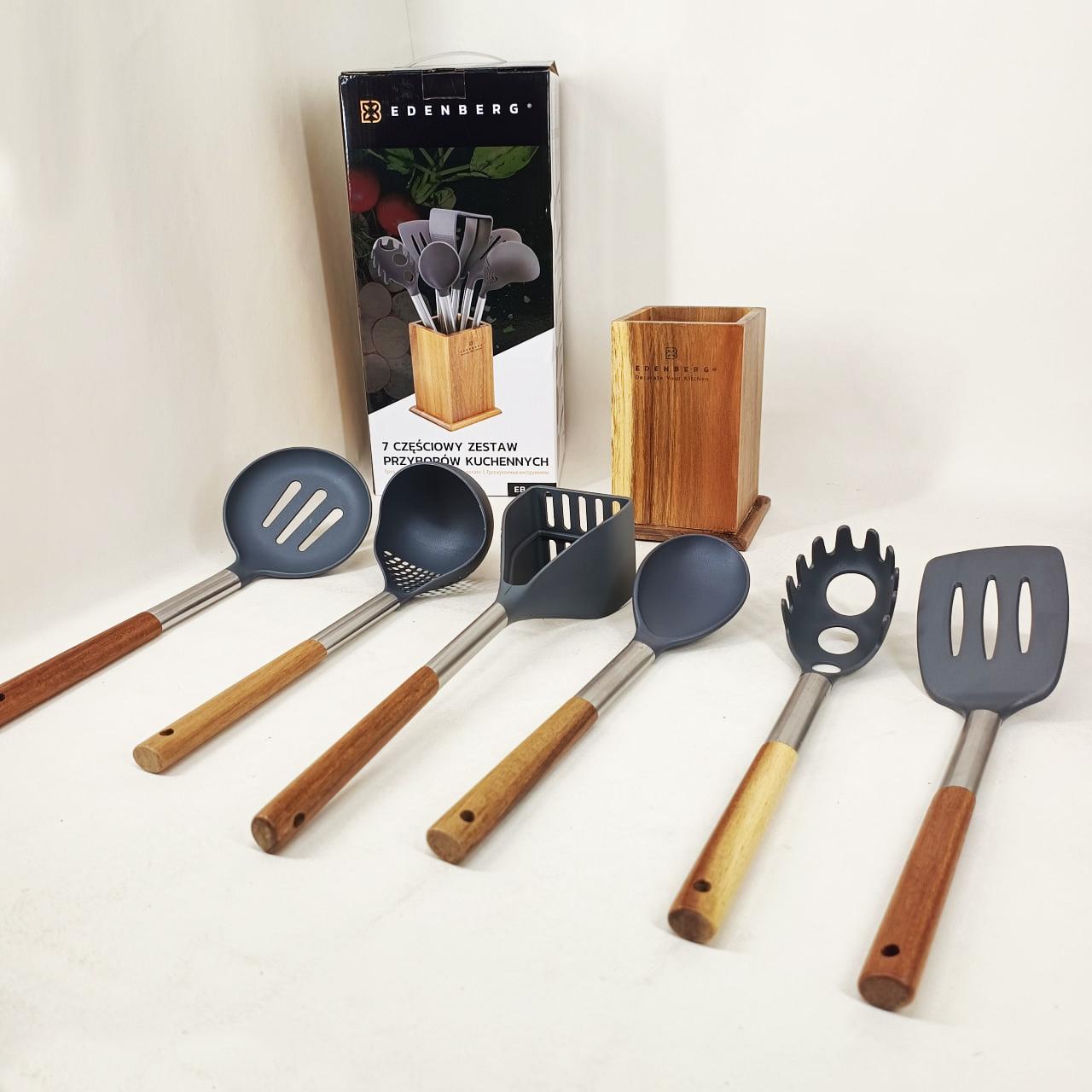 Набір кухонних принадлежностей Edenberg EB-7792 – преміальний 7 предметів для комфортного приготування - Зображення 6