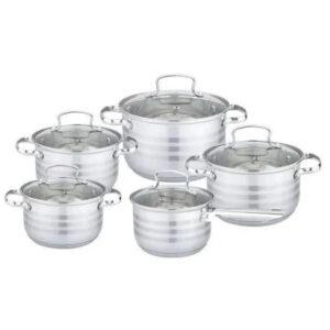 Набір посуду Edenberg EB-4074 із капсульним дном нержавіюча сталь 10 предметів