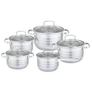 Набір посуду Edenberg EB-4074 із капсульним дном нержавіюча сталь 10 предметів