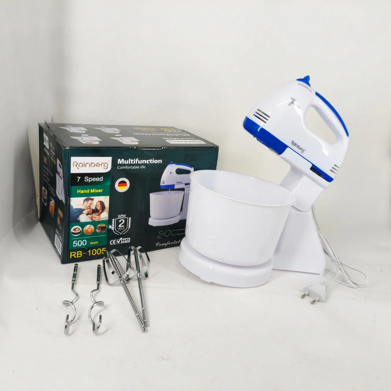 Миксер Rainberg RB-1005 500Вт з чашею 2 л — універсальний кухонний помічник - Зображення 6
