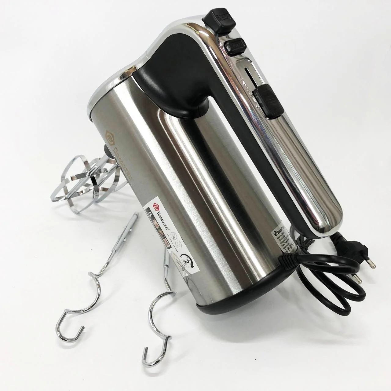 Миксер кухонний DOMOTEC R 6693 650W з 5 швидкостями для комфортного приготування їжі - Зображення 12