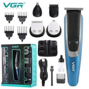 Машинка триммер VGR V-172 4в1 для стрижки волосся на акумуляторі та електробритва