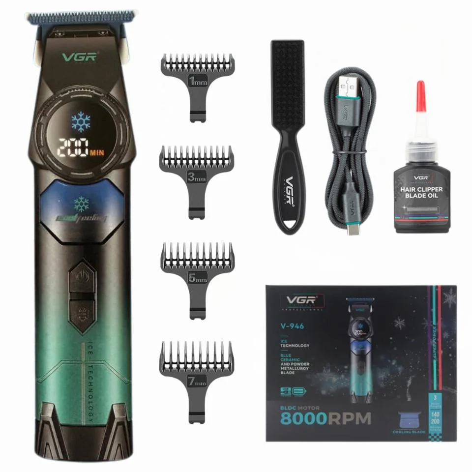 Тример VGR V-946 з технологією охолодження ICE TECHNOLOGY — до 200 хв автономної роботи