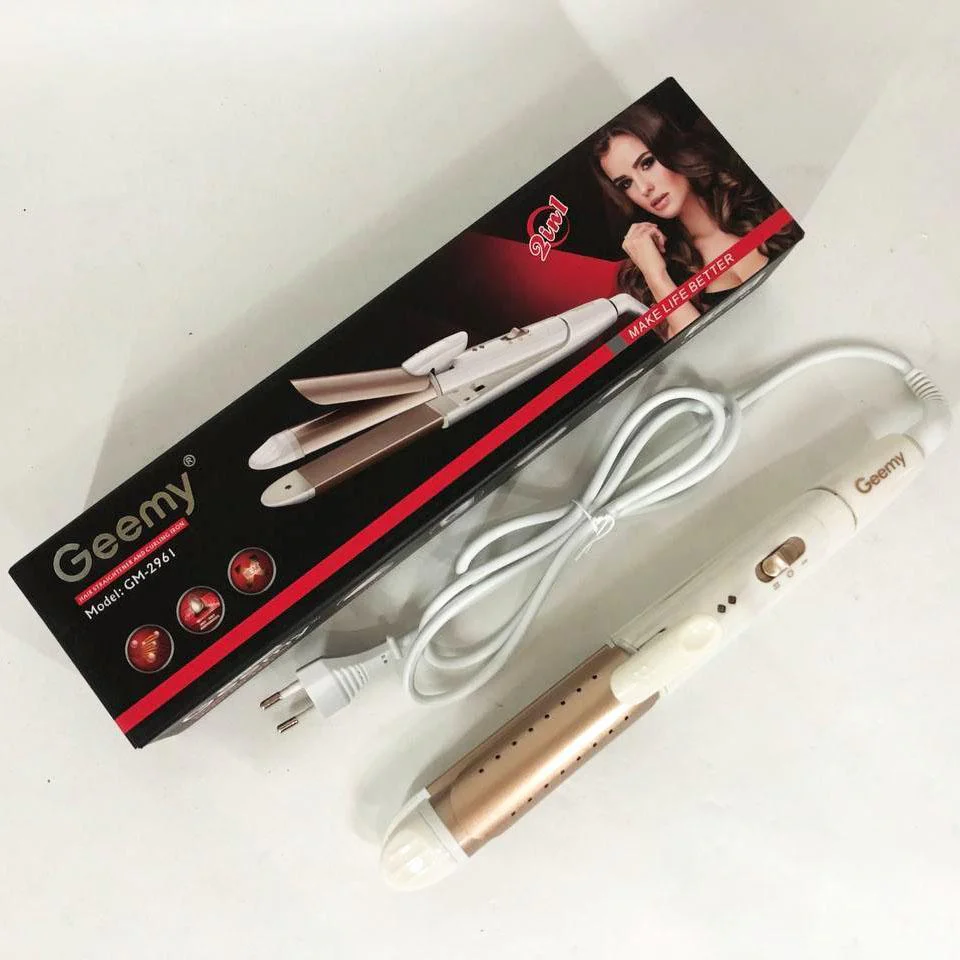 Щипці утюжок для волос GEMEI GM-2961 2 в 1 з керамічним покриттям для завивки волос - Зображення 13