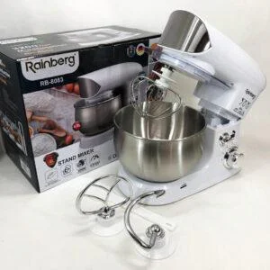 Електричний планетарний міксер Rainberg RB-8083 3200 Вт з насадками