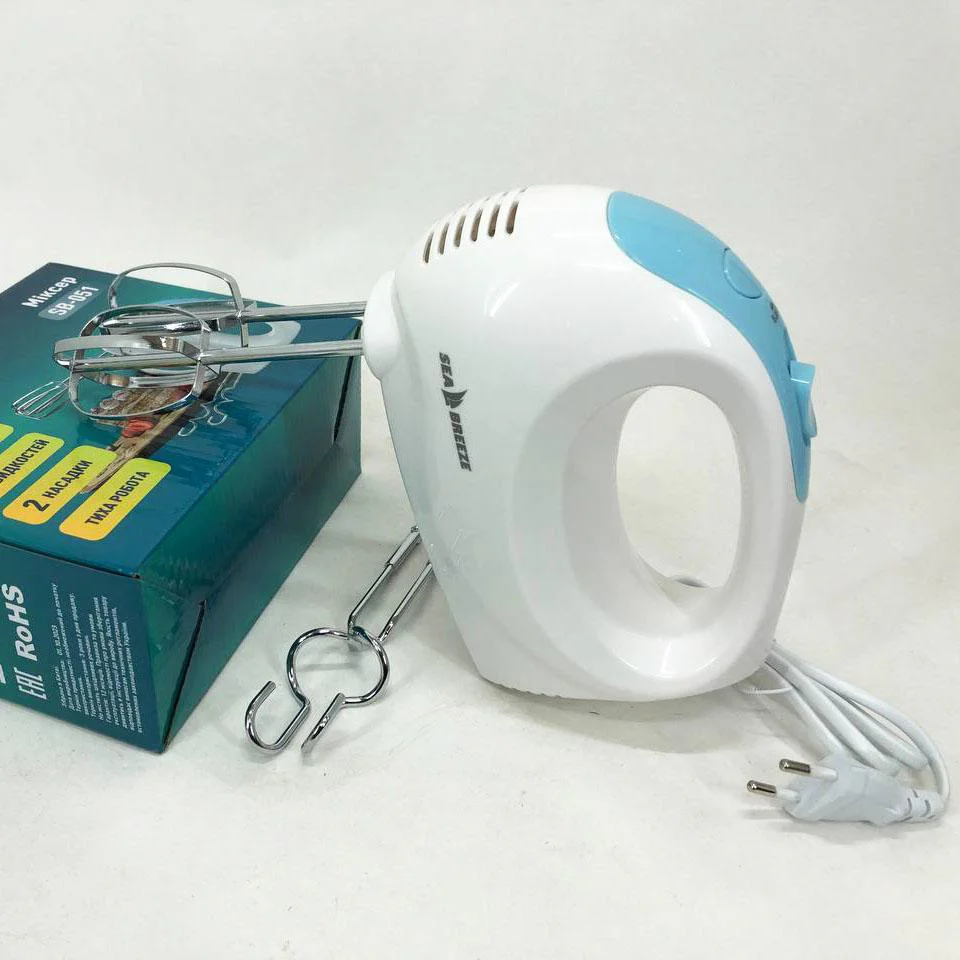 Миксер SeaBreeze SB-051 300 Вт — потужний ручний кухонний помічник для ефективного приготування страв - Зображення 3