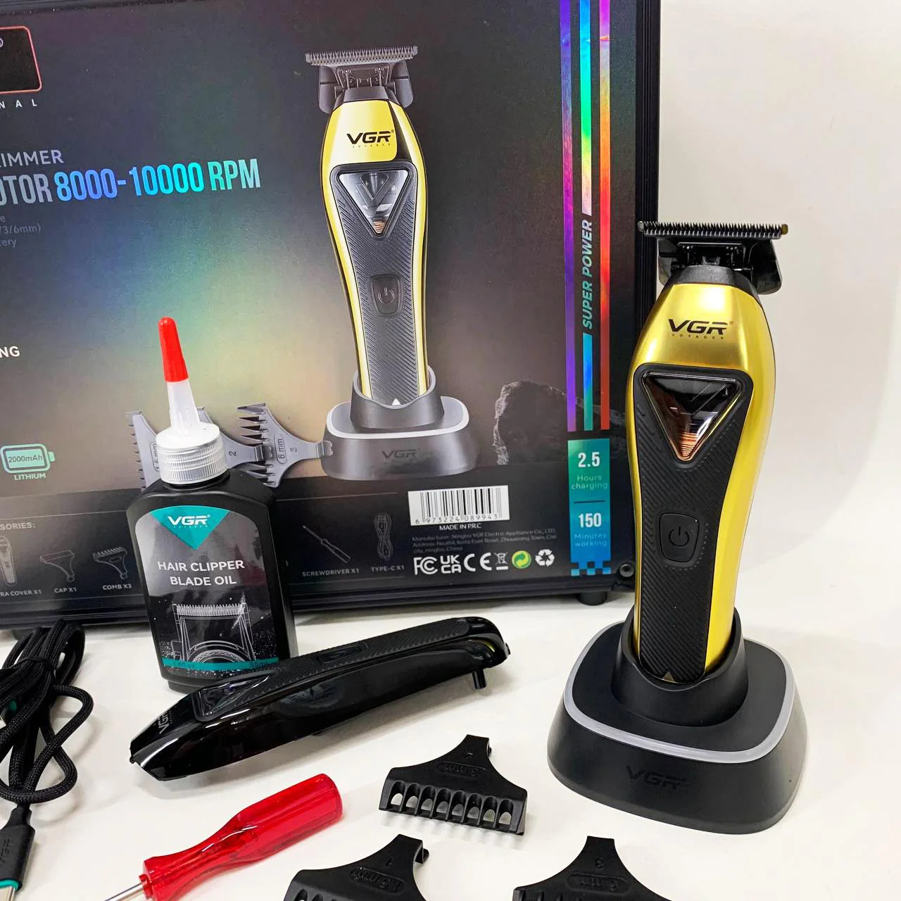 Тример VGR V-994 MAGLEV VECTOR 3.0 — до 150 хв автономної роботи - Зображення 15