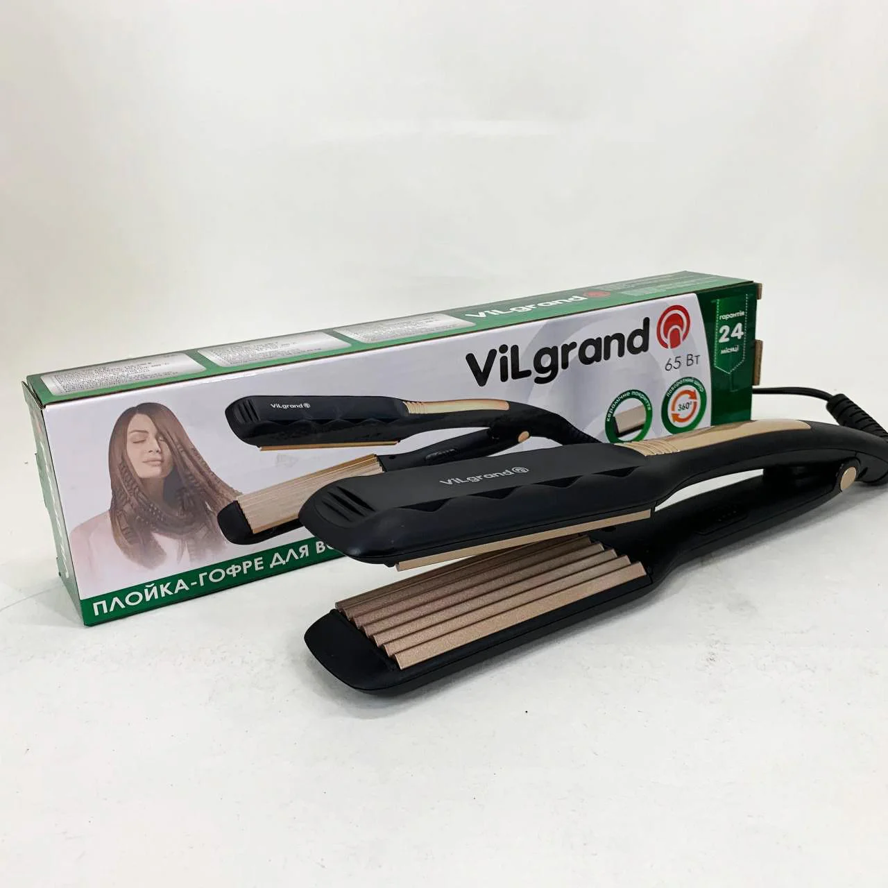 Волосся | ViLgrand | VHS-110 | Гофре з керамічним покриттям для створення текстурних укладок. - Зображення 4