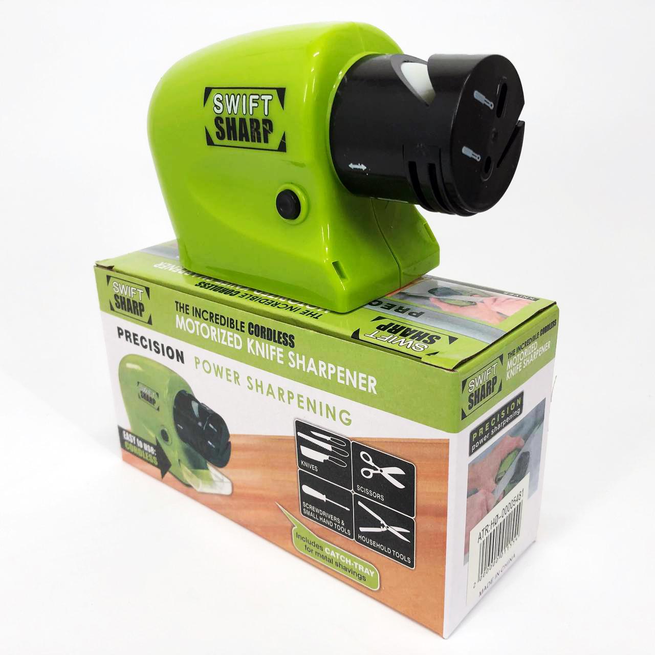 Багатофункціональна бездротова стругачка Swift Sharp DY-521 для ножів, ножиць та викруток на батарейках - Зображення 10