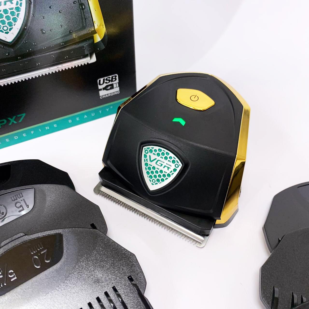 Акумуляторна машинка VGR V-910 — IPX7, 9 насадок, до 90 хв роботи - Зображення 9