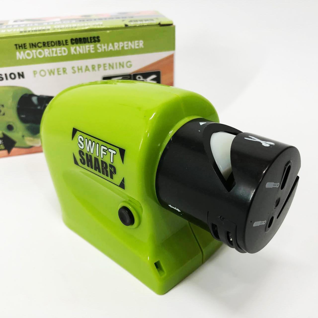 Багатофункціональна бездротова стругачка Swift Sharp DY-521 для ножів, ножиць та викруток на батарейках - Зображення 14