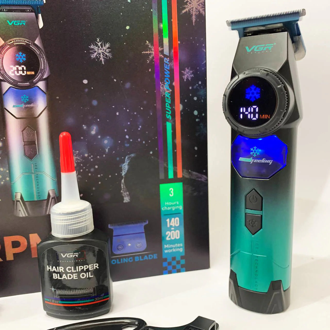 Тример VGR V-946 з технологією охолодження ICE TECHNOLOGY — до 200 хв автономної роботи - Зображення 10