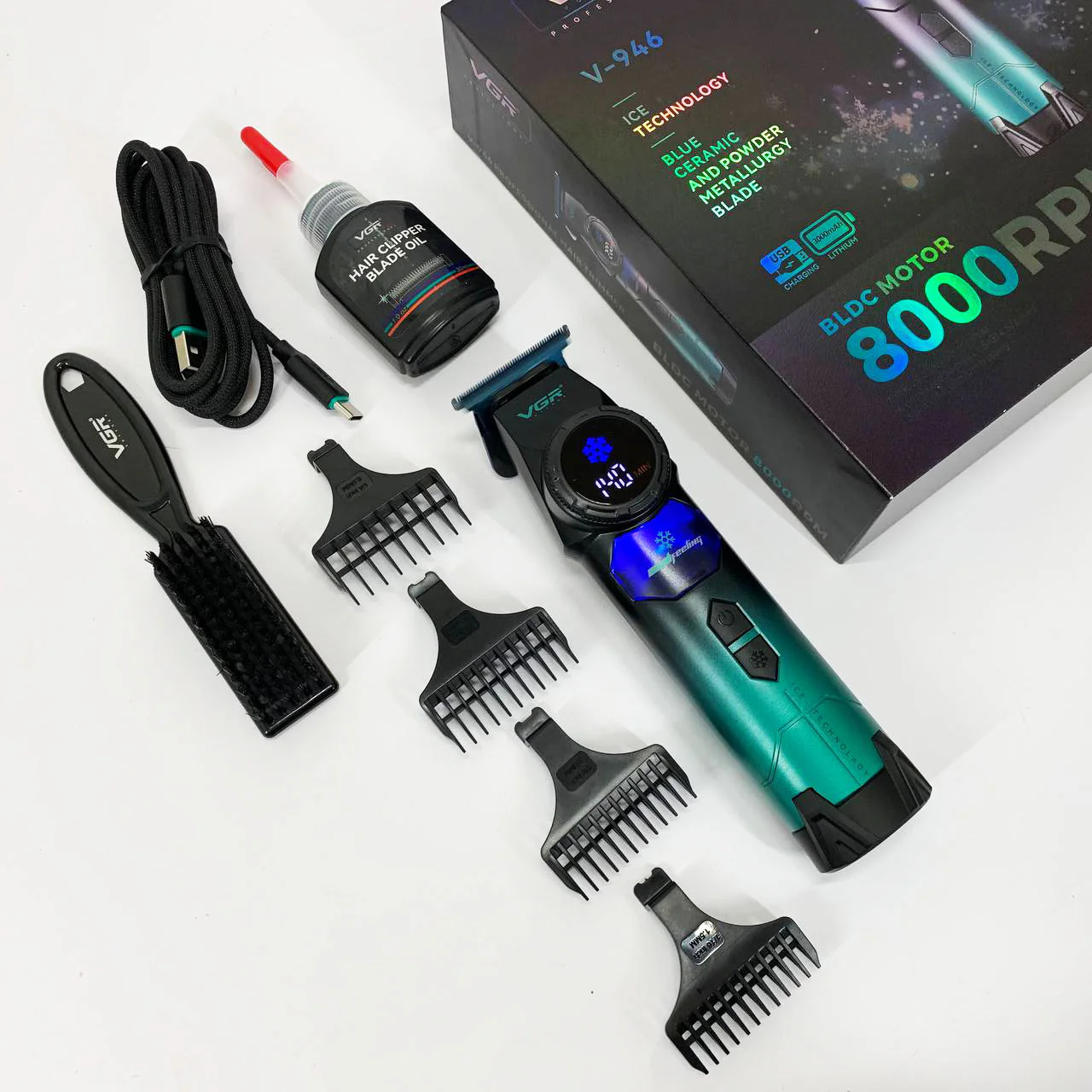 Тример VGR V-946 з технологією охолодження ICE TECHNOLOGY — до 200 хв автономної роботи - Зображення 12