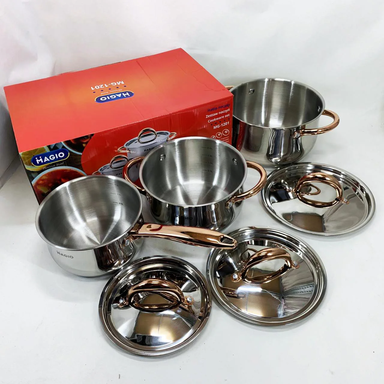 Набір посуду MAGIO MG-1201 - Зображення 9