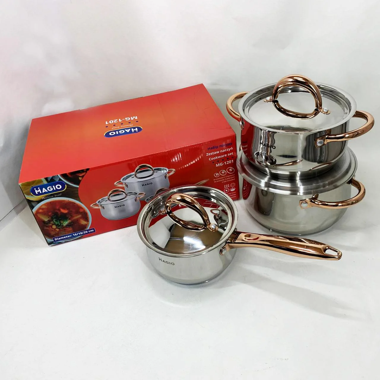 Набір посуду MAGIO MG-1201 - Зображення 3