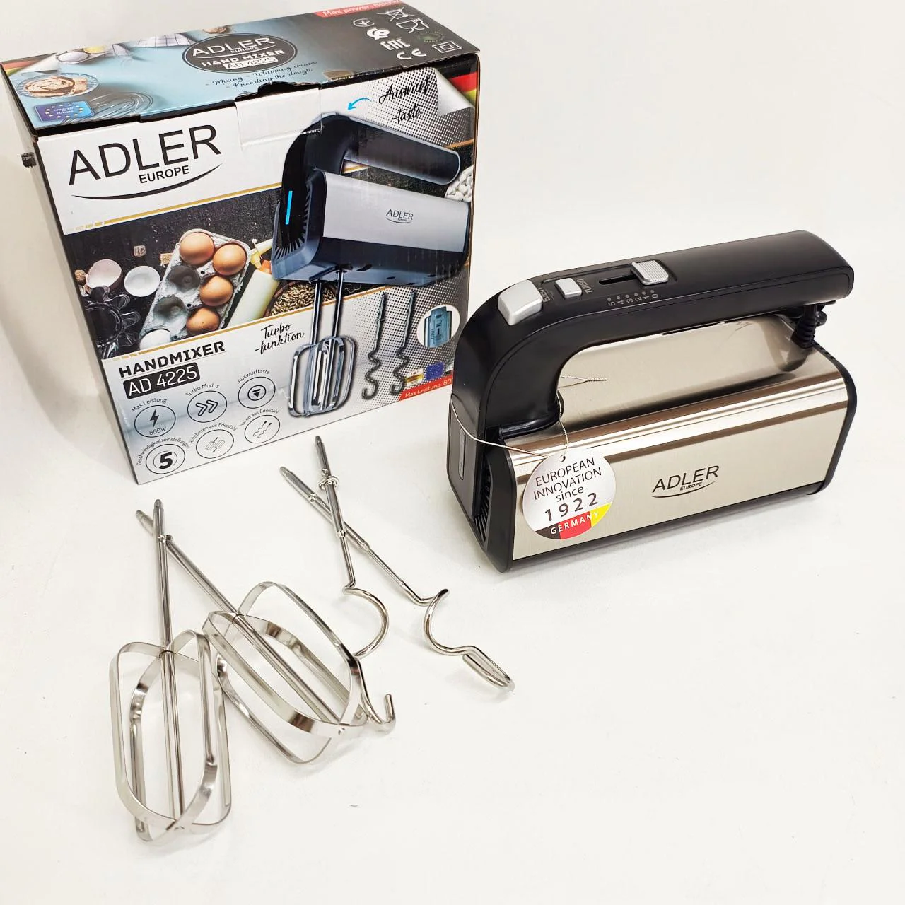 Миксер Adler AD 4225 з потужністю 800 Вт та високою функціональністю - Зображення 7