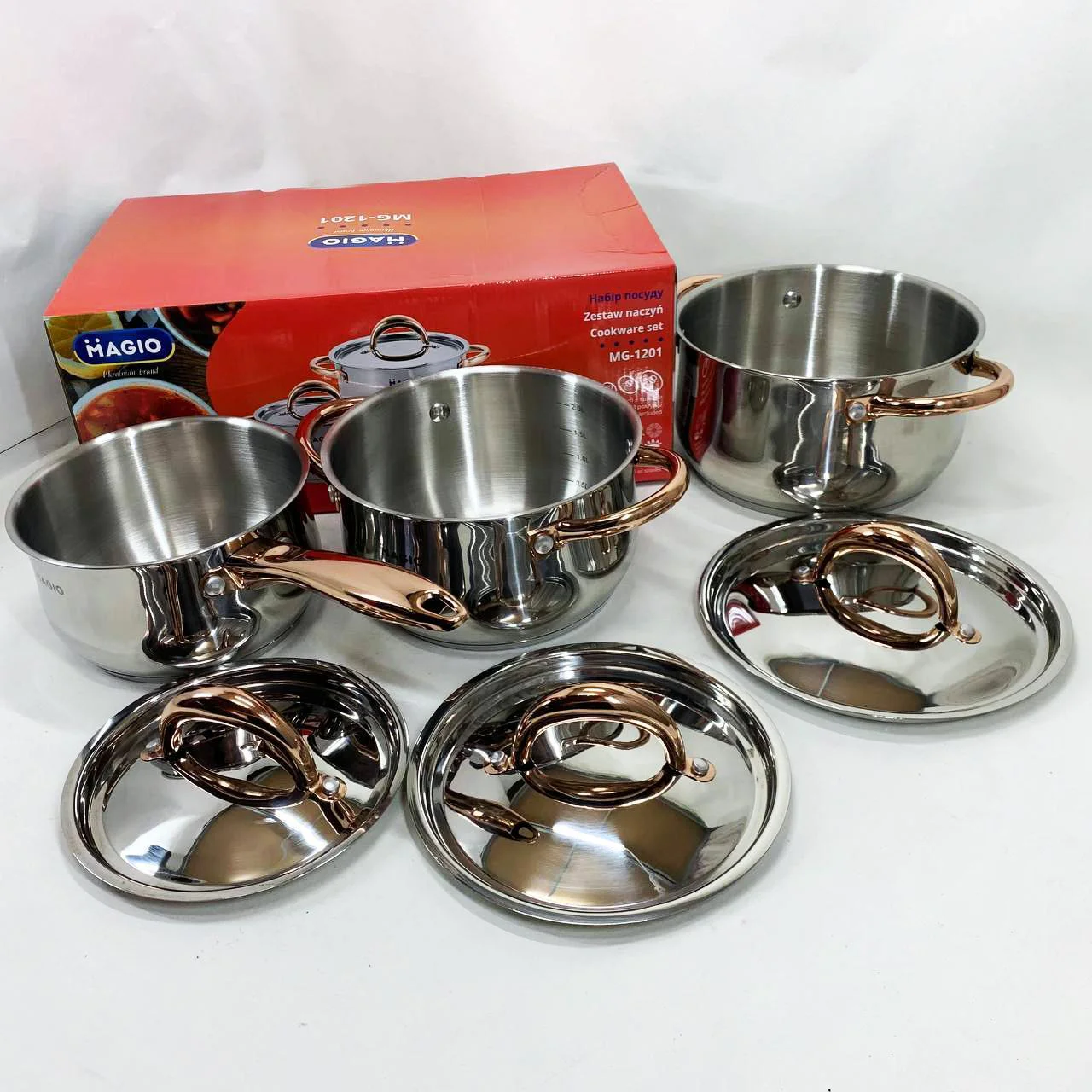 Набір посуду MAGIO MG-1201 - Зображення 2