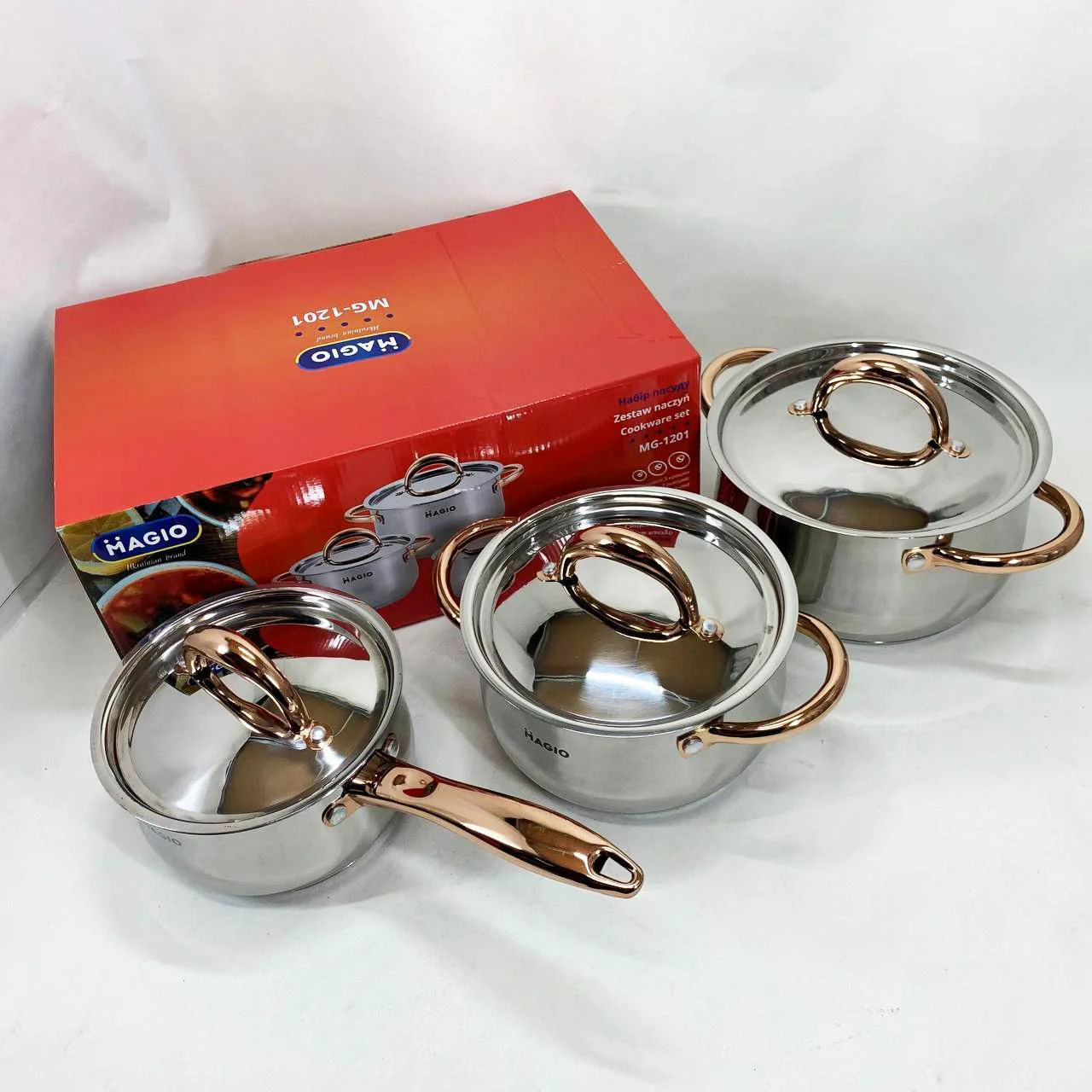 Набір посуду MAGIO MG-1201 - Зображення 6