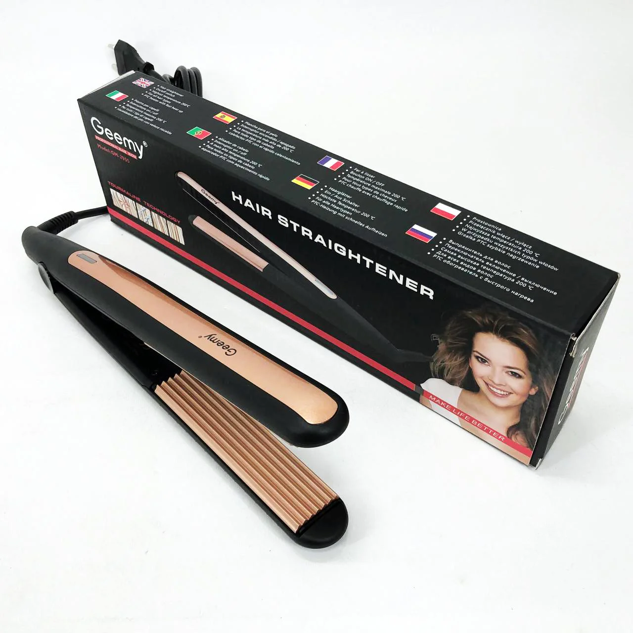 Плойка гофре Gemei GM-2955 для прикореневого об'єму - Зображення 7