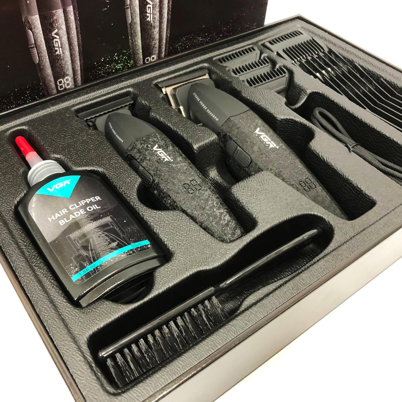 Професійний набір для стрижки VGR V-640 — акумуляторний, 9000 об/хв - Зображення 27