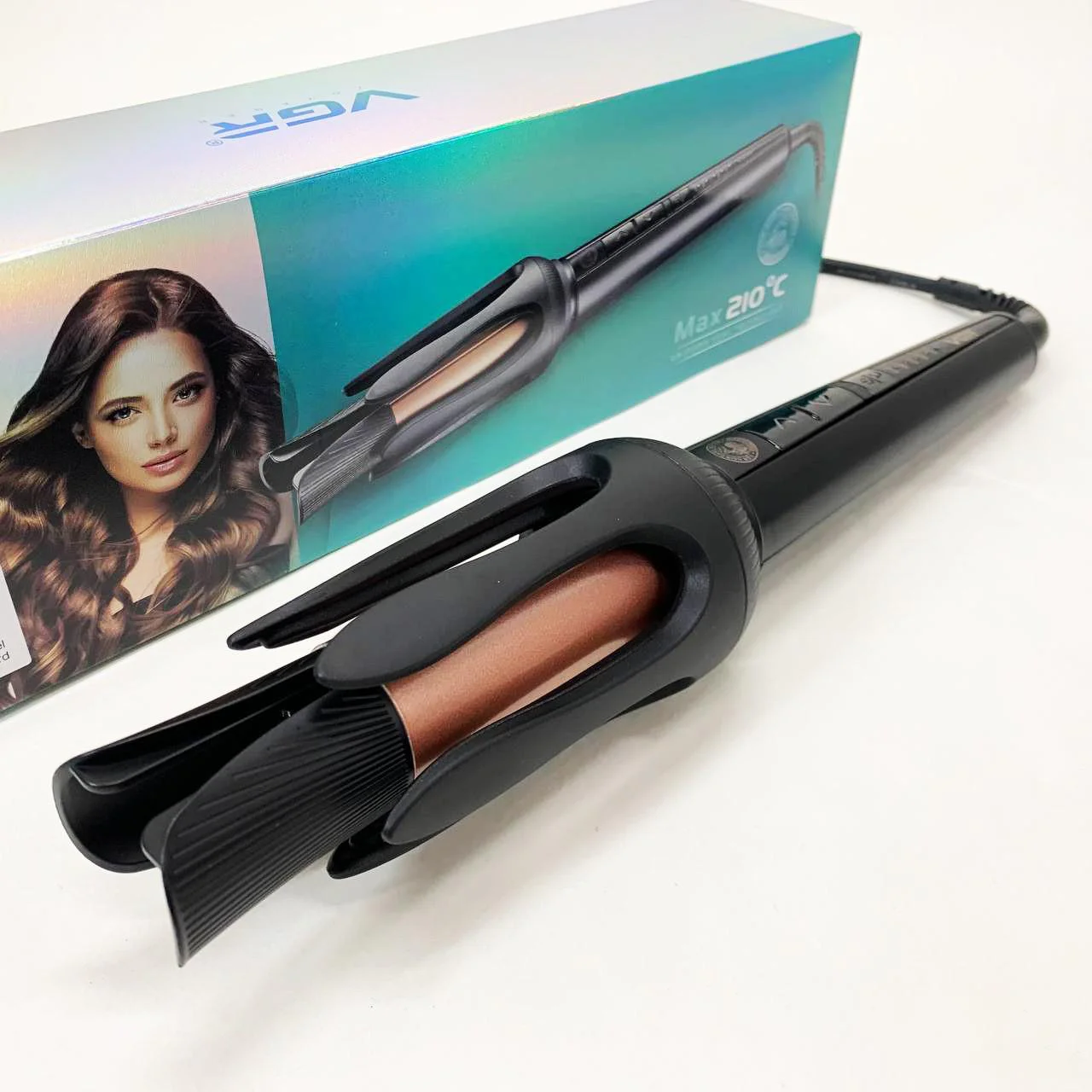 Плойка VGR V-581 — керамічне покриття і LED дисплей для комфортної укладки. - Зображення 4