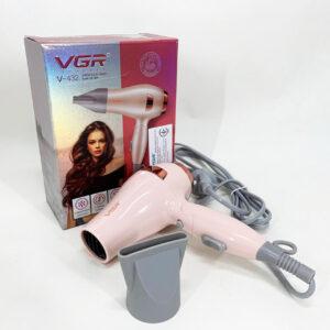 Фен VGR V-432 PINK дорожний 1000 Вт — складаний, іонізація