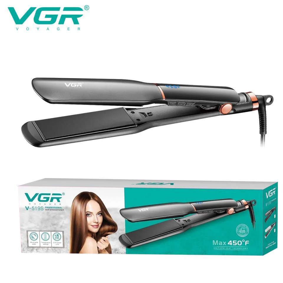 VGR В-519S — Випрямляч для волос з керамічними пластинами та LED-дисплеєм - Зображення 9