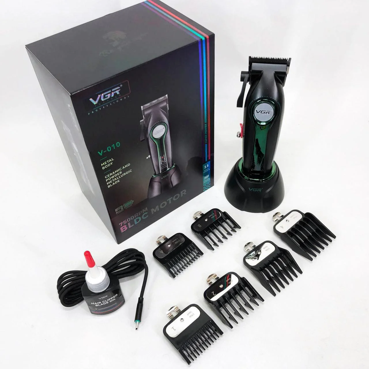 Машинка для стрижки VGR V-010 Professional Metal — до 250 хв автономної роботи - Зображення 3
