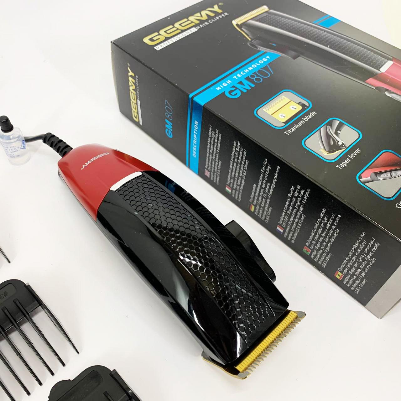 Машинка для стрижки Gemei GM-807 — професійна, леза 46 мм - Зображення 12