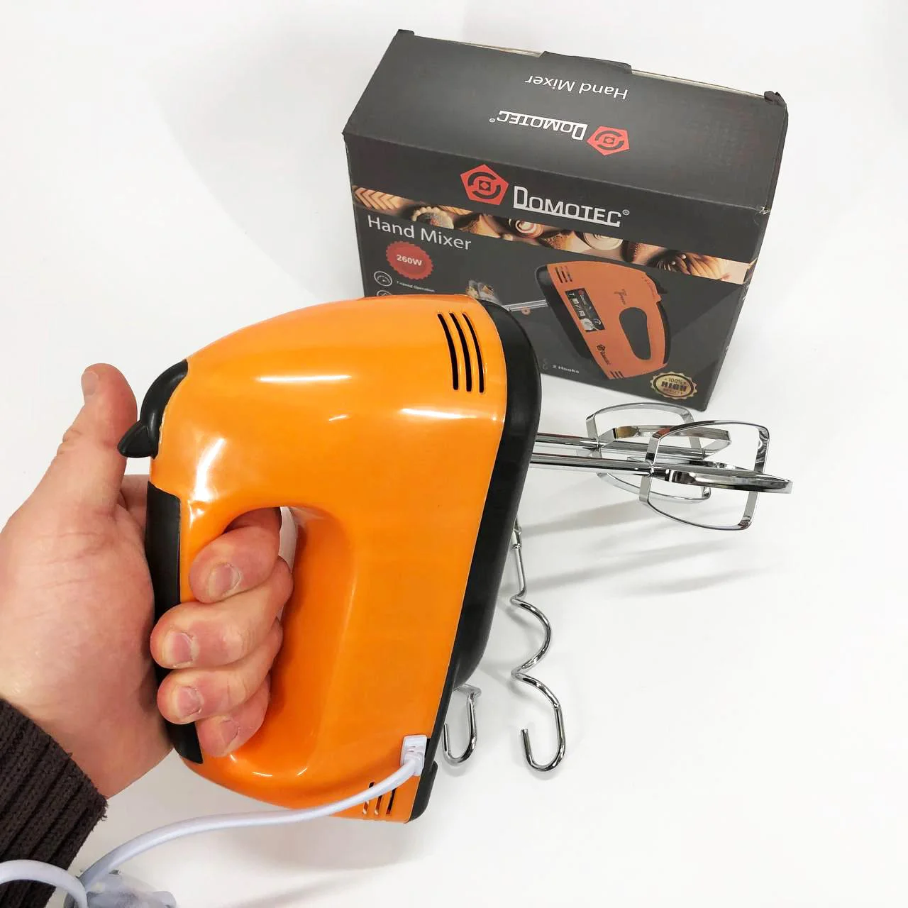 Миксер DOMOTEC R6633O 260 Вт з 7 швидкостями для домашнього використання - Зображення 7