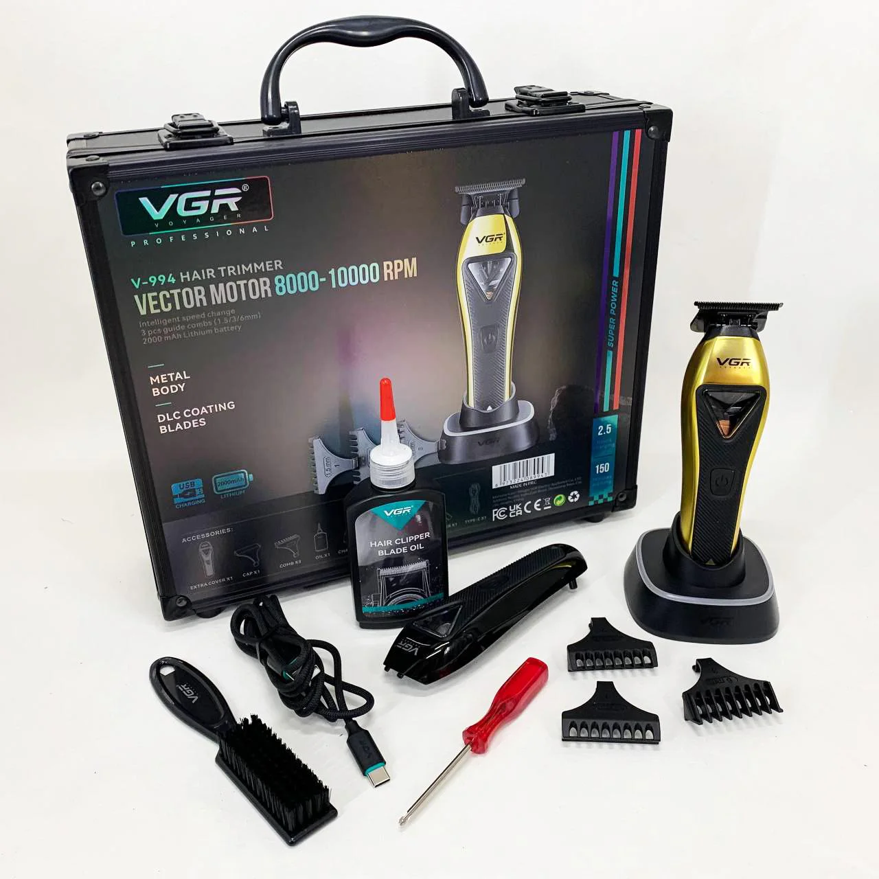 Тример VGR V-994 MAGLEV VECTOR 3.0 — до 150 хв автономної роботи - Зображення 17