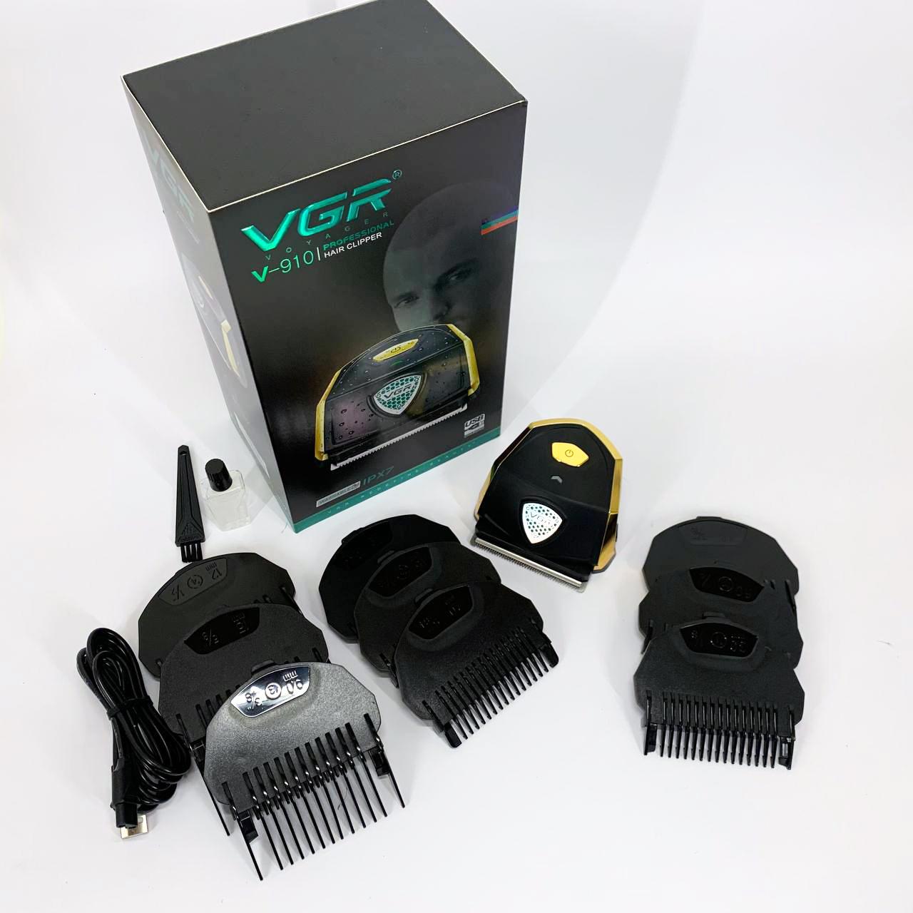 Акумуляторна машинка VGR V-910 — IPX7, 9 насадок, до 90 хв роботи - Зображення 6