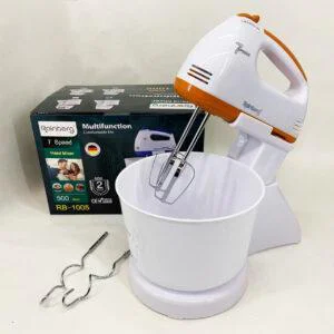 Миксер Rainberg RB-1005 500Вт з чашею 2 л — 7 скоростей для зручності використання.