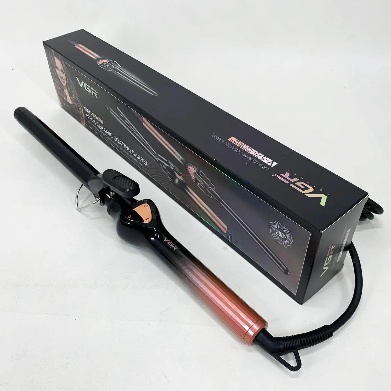 Плойка для волос VGR V-575 ORANGE — стильний інструмент для локонів - Зображення 3