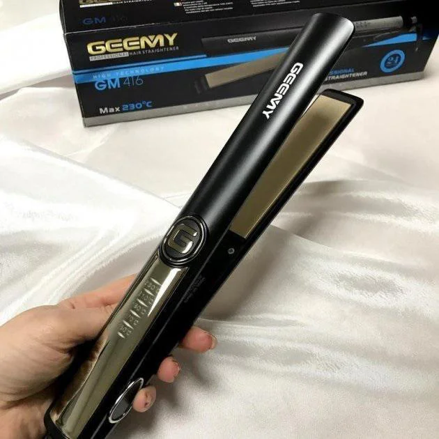 Выпрямитель-утюжок для волос Gemei GM-416 з LED дисплеєм та 5 температурними режимами - Зображення 17