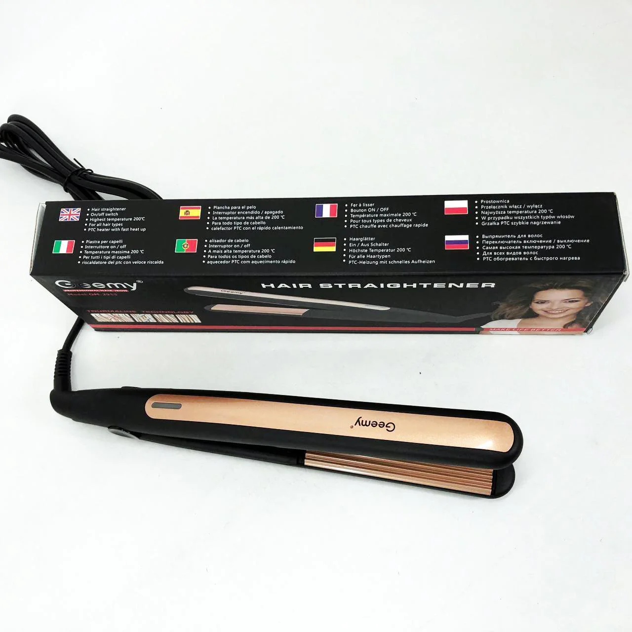 Плойка гофре Gemei GM-2955 для прикореневого об'єму - Зображення 5