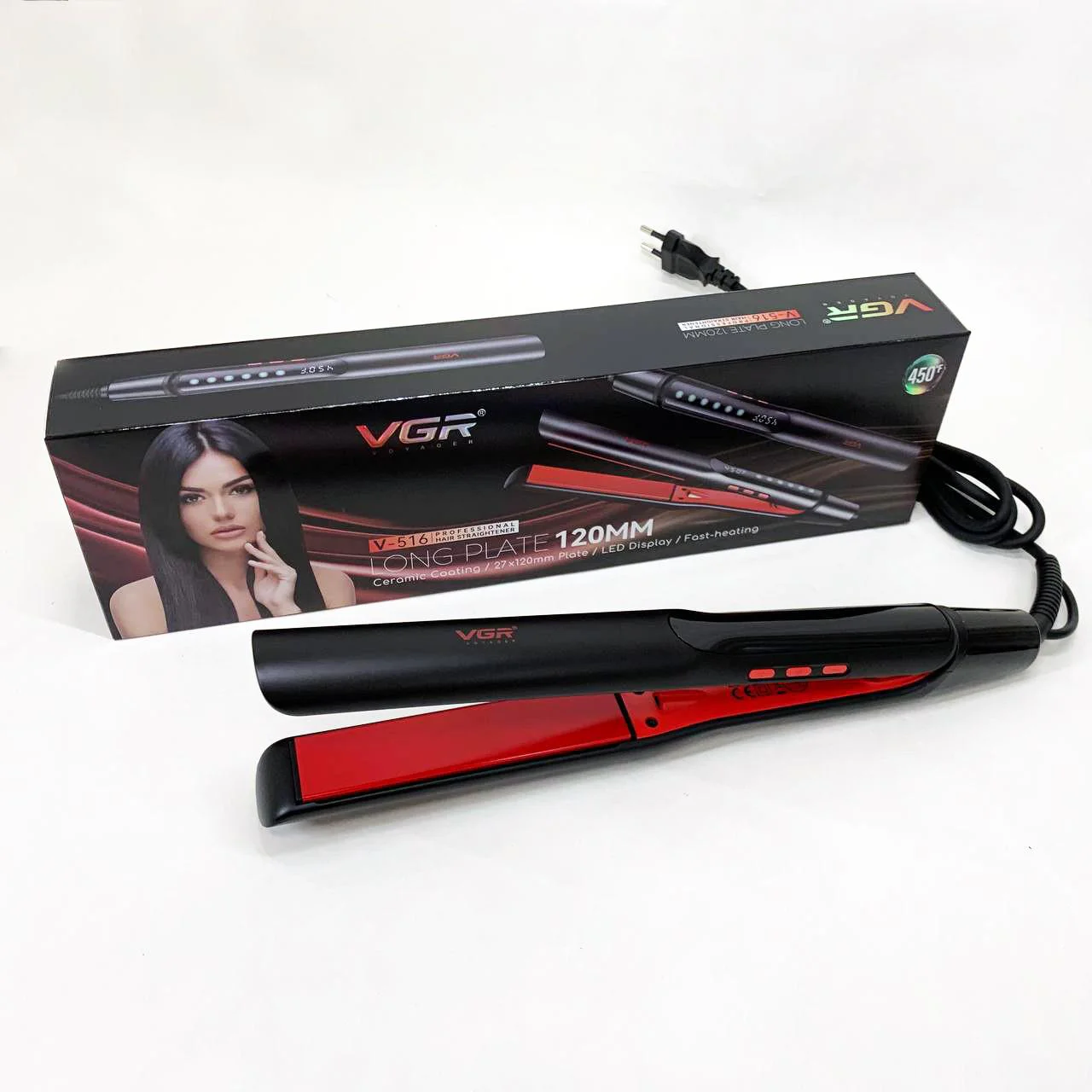 Плойка VGR V-516 з регульованою температурою до 230°C - Зображення 9