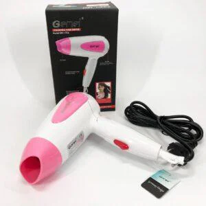 Дорожний фен Gemei GM-1756 1200 Вт — складний, компактний