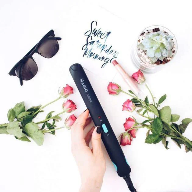 MAGIO MG-576 — Випрямлювач для волос з керамічними пластинами та Soft Touch покриттям - Зображення 2