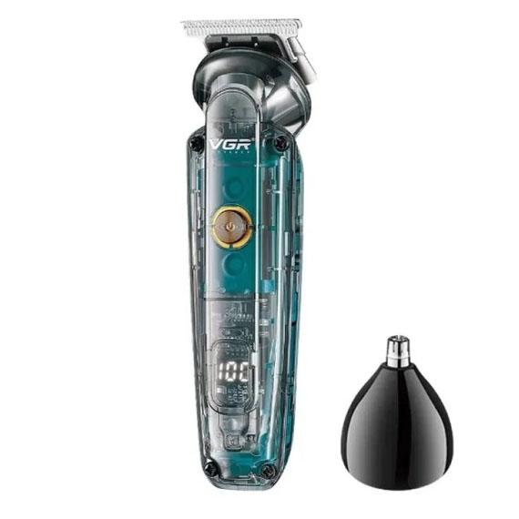 Аккумуляторна машинка для стрижки волос VGR V-949 — Професійна окантовочна машинка для бороди - Зображення 5