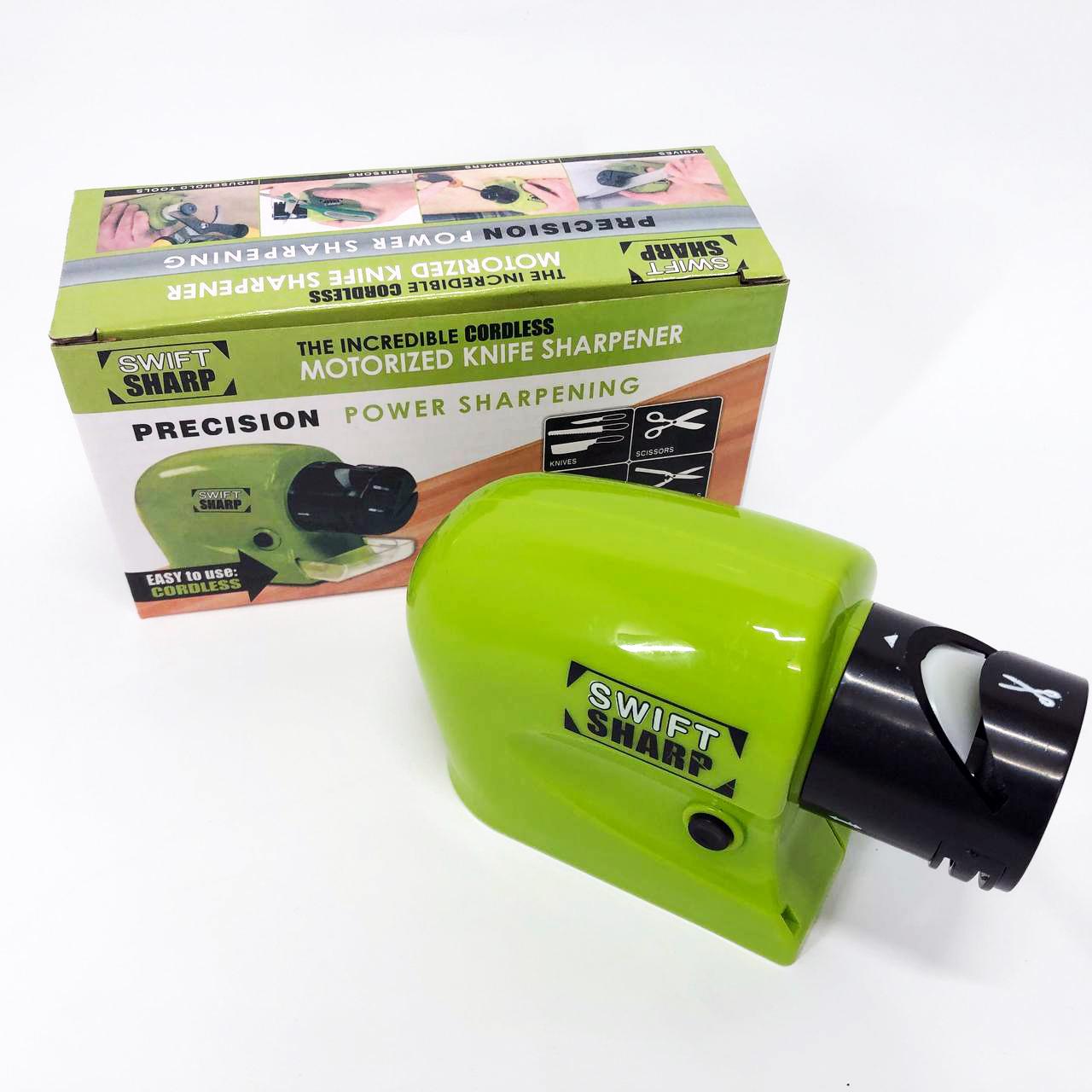 Багатофункціональна бездротова стругачка Swift Sharp DY-521 для ножів, ножиць та викруток на батарейках - Зображення 16
