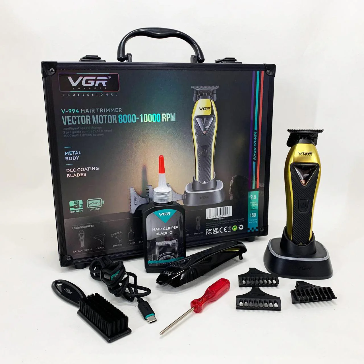 Тример VGR V-994 MAGLEV VECTOR 3.0 — до 150 хв автономної роботи - Зображення 16